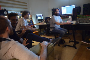 Recording at Tube Recording Studio